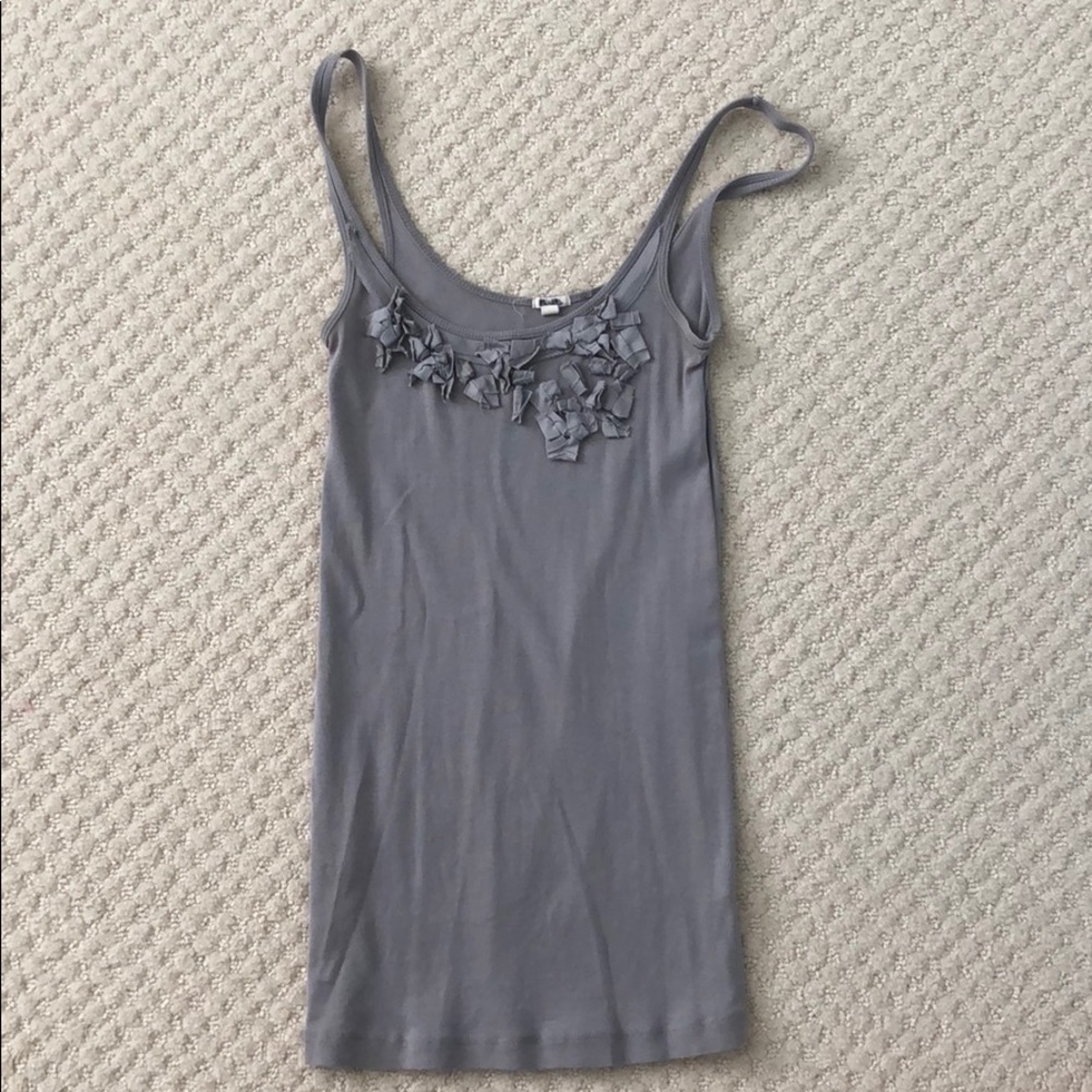 Grey j. Crew tank